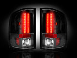 2007-2013 Chevy Silverado Smoked Recon LED Tail Lights