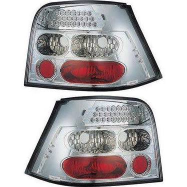 1999-2005 VW Golf Clear LED Tail Lights (Pair) by IPCW