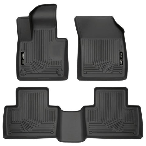 Husky WeatherBeater FRONT + BACK SEAT Floor Liners 2016 Volvo XC90