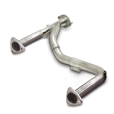 2000-2006 Chevy Silverado, GMC Sierra, Suburban, Tahoe, Cadillac Escalade 4.8 5.3 V8 2.5" Stainless Intermediate Pipes (Non-Catted) by Dynatech