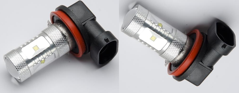 H18 / P13W / P13SW Optic 360 High Power CREE LED Fog Light Bulbs (Pair) by Putco Lighting