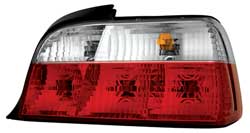IPCW Tail Lights Red / Clear 1992-1999 BMW E36 / 3 Series 2 door