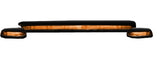 RECON Amber LED Truck Cab Roof Lights 2007-2013 Chevy Silverado GMC Sierra