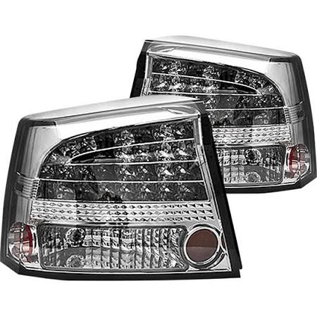 2009-2010 Dodge Charger Smoke LED Tail Lights (Pair)  by IPCW