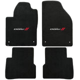 2013-2015 Dodge Dart "Dart Logo" Velourtex Front and Back Seat Floor Mats (Ebony) by Lloyd Mats