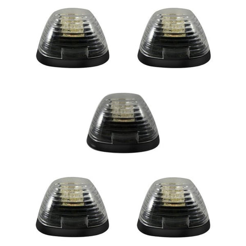 1999-2016 Ford F-250 F-350 F-450 Superduty RECON Clear LED Truck Cab Lights w/ Amber LEDs 