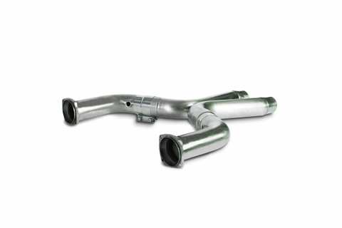 2011-2014 Ford Mustang GT 5.0 V8 2.5" Stainless Intermediate Pipes (Non-Catted) by Dynatech