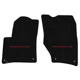 2011-2015 Porsche Cayenne "Porsche Logo" Ultimat FRONT Seat Floor Mats (Black) by Lloyd Mats