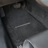 2010-2015 Chevy Camaro "Camaro Logo" Velourtex FRONT Seat Floor Mats (Ebony) by Lloyd Mats