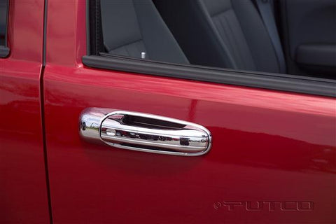 Putco Chrome Door Handle Covers 2002-2005 Jeep Liberty (w/out Pass. Keyhole) (includes rear hatch handle w/o tailgate keyhole)