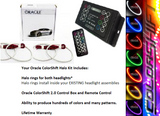 1999-2004 Jeep Grand Cherokee Color Changing LED Headlight Halo Kit w/2.0 Remote by Oracle Lighting