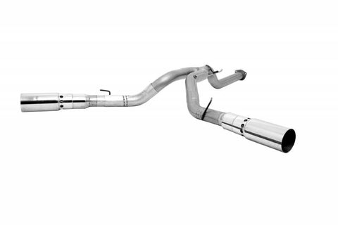 2015-2017 Ford F250 F350 SuperDuty Crew Cab 6.7 Diesel (8' Bed) Gibson Performance Dual DPF-Back Exhaust (Stainless)
