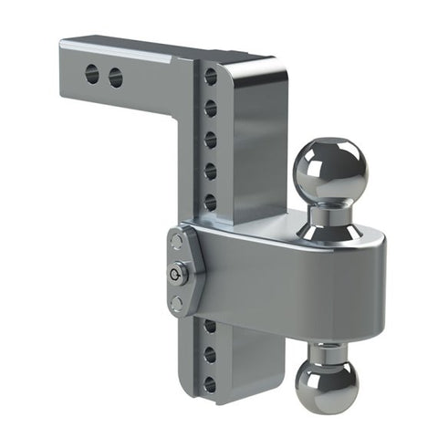 180 Turnover Ball Hitch Adjustable 8" Drop Hitch w/ Lock (Fits 2" Receivers) by Weigh Safe