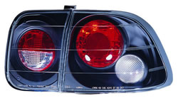 IPCW Tail Lights Black 1996-1998 Honda Civic 4 Door