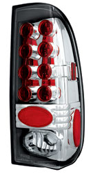 1997-2003 Ford F-150 + 1999-2007 Ford F-250 Super Duty IPCW LED Tail Lights Clear