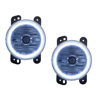 2010-2017 Jeep Wrangler Oracle Halo Fog Lights (Complete Assemblies)