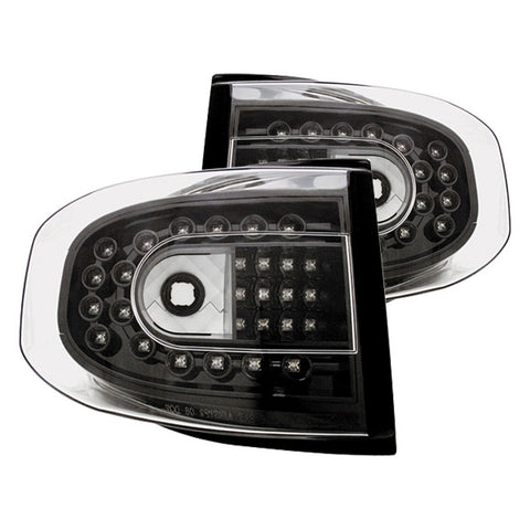 2007-2009 Toyota FJ Cruiser IPCW Black LED Tail Lights