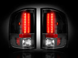 2007-2013 GMC Sierra (No Dually) Smoked Recon LED Tail Lights
