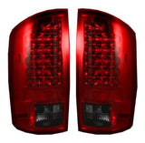 2002-2006 Dodge Ram 1500 AND 2003-2006 Dodge Ram 2500/3500 Red/Smoked Recon LED Tail Lights