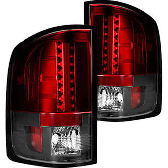 2007-2013 GMC Sierra (No Dually) Red Recon LED Tail Lights