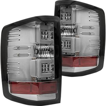 2014-2016 Chevy Silverado 1500 Black LED Tail Lights (Pair)  by IPCW