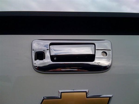 2007-2013 Chevy Silverado, GMC Sierra (w/ Backup Camera w/ Key Hole Opening) Putco Chrome Rear Tailgate Handle Cover