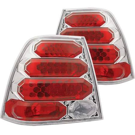 1999-2005 VW Jetta Clear LED Tail Lights (Pair) by IPCW