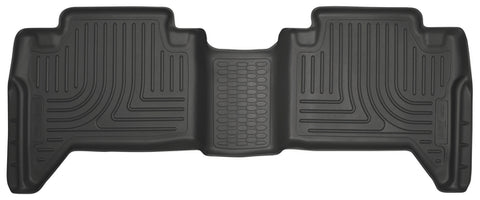 Husky WeatherBeater BACK SEAT Floor Liners 2016-2018 Toyota Tacoma Crew Cab