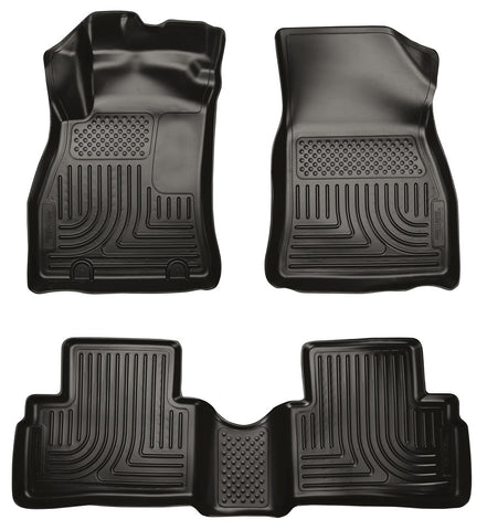 Husky WeatherBeater FRONT + BACK SEAT Floor Liners 2011-2013 Nissan Juke