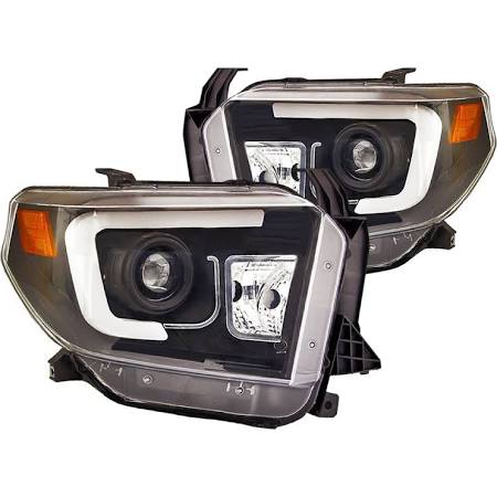 2014-2016 Toyota Tundra IPCW Black Projector Headlights (Pair) w/ DRL