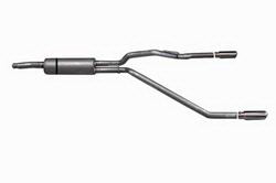 2004-2008 Ford F-150 4.6 + 5.4  5 1/2' Bed Super Crew + 6 1/2 Bed Super Cab Gibson Performance DUAL Cat-Back Exhaust (Stainless)