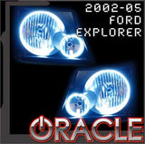 2002-2005 Ford Explorer Color Changing LED Headlight Halo Kit w/2.0 Remote by Oracle Lighting