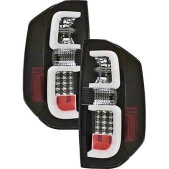 2014-2016 Toyota Tundra Black LED Tail Lights by IPCW