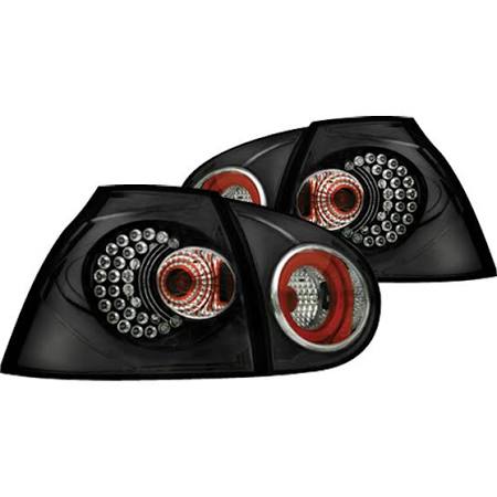 2006-2009 VW GTI 5 Black LED Tail Lights (Pair) by IPCW 