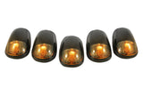 2003-2018 Dodge Ram RECON Smoked LED Truck Cab Roof Lights (Amber LEDs)