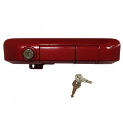 2005-2015 Toyota Tacoma Locking Tailgate Handle Barcelona Red by Pop & Lock