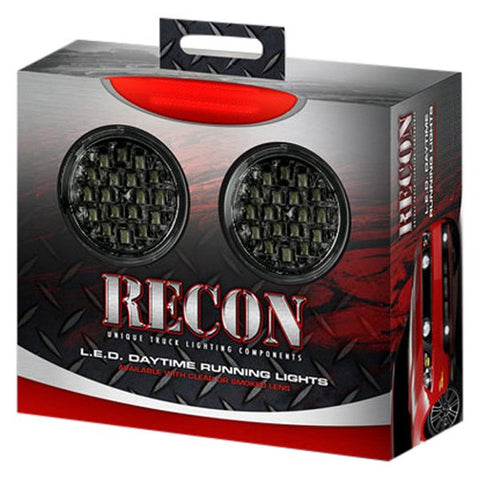 RECON 3.5" LED Daytime Running Lights (Universal) Smoked