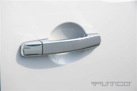 Putco Chrome Door Handle Covers 2005-2009 Nissan Frontier/Pathfinder/Xterra 2D Door Handle Cover (w/out Pass. Keyhole)