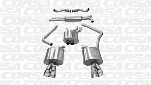 2010-2014 Audi S4 B8 (3.0 Turbo) Corsa Sport Cat-Back Exhaust