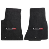 2011-2015 Dodge Challenger "SRT8 Logo" Ultimat FRONT Seat Floor Mats (Ebony) by Lloyd Mats