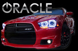 2011-2014 Dodge Charger Color Changing LED Headlight Halo Kit w/ 2.0 Remote by Oracle Lighting