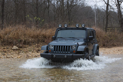 Granite Crystal (PAU) Night Hawk Light Brow for 2014-2016 Jeep Wrangler by UnderCover