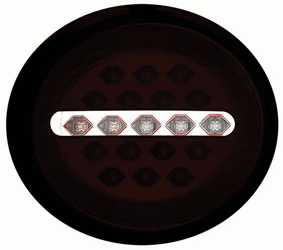 2005-2012 Chevy Corvette IPCW LED Tail Lights Midnight Onyx