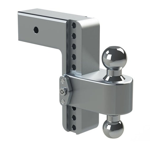180 Turnover Ball Hitch Adjustable 8" Drop Hitch w/ Lock (Fits 3" Receivers) by Weigh Safe