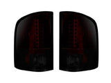 2007-2013 GMC Sierra (No Dually) Red/Smoke Recon LED Tail Lights