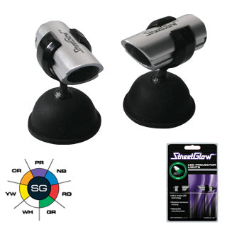 Streetglow LED Projector Lights (Green Pair)