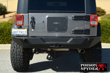 2007-2016 Jeep Wrangler Brawler Full Width Steel Rear Bumper by Poison Spyder Customs