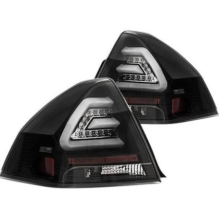 2006-2013 Chevy Impala, 2014-2017 Impala Limited Black LED Tail Lights  by IPCW