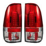 1997-2003 Ford F150 Styleside AND 1999-2007 Ford Super Duty F250HD/350/450/550 Red Recon LED Tail Lights