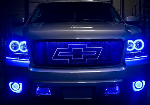 2007-2013 Chevy Avalanche LED Fog Light Halo Kit by Oracle